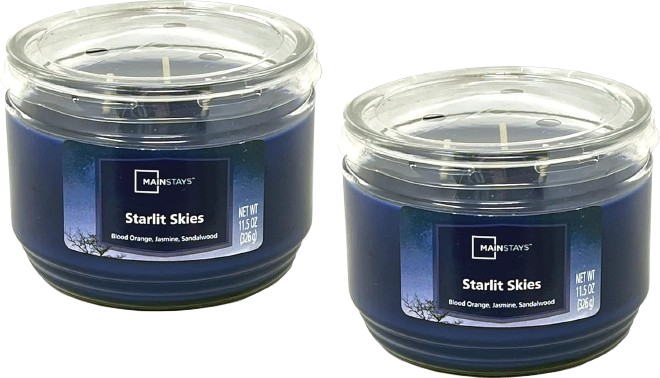 Warm Apple Pie Jar Candle, 20 OZ by Mainstays